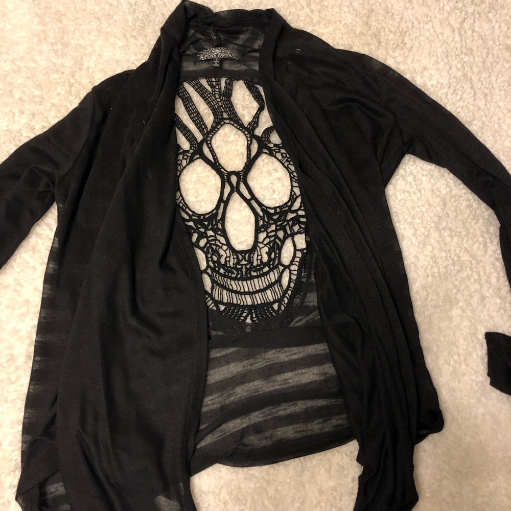 Skull cardigan